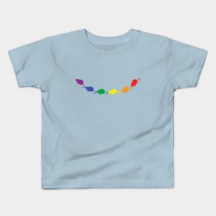 Curve Rat Pride Rainbow Kids T-Shirt